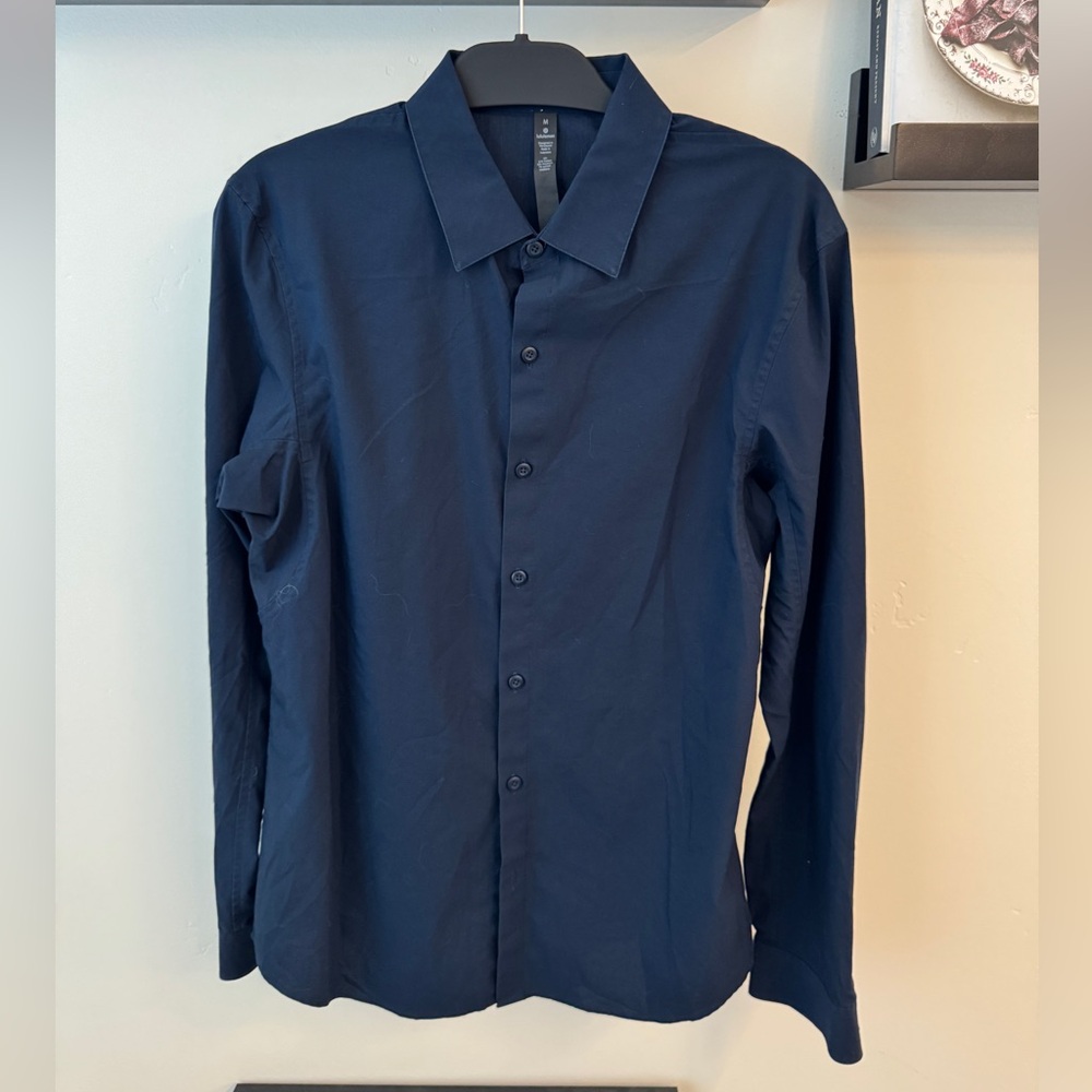 Lululemon Dark Blue Button Down. - image 1
